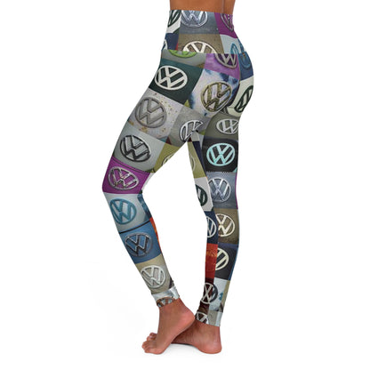 Multi Color 2024 VW Volkswagen High Waisted Yoga Leggings (AOP)