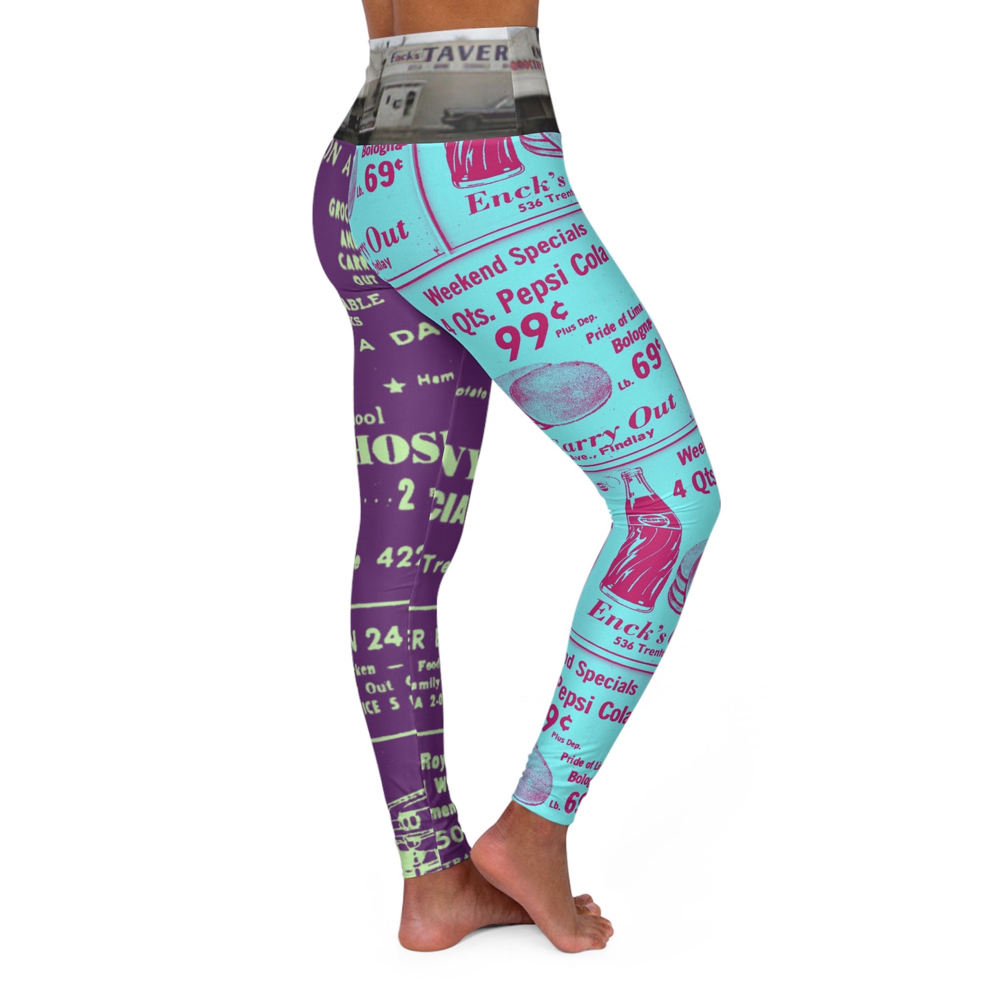 Enck’s High Waisted Yoga Leggings (AOP)