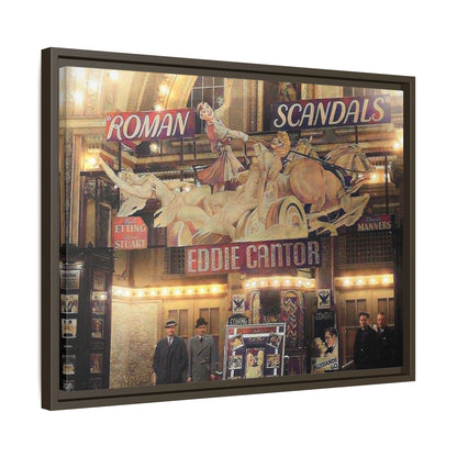 Roman Scandals Royal Theater Vintage Theater Framed Matte Canvas | Eddie Cantor Art