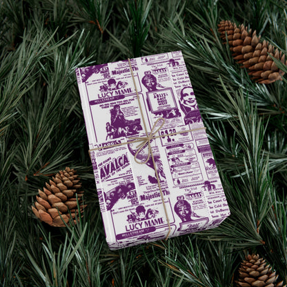 FINDLAY CINEMAS colorway Eggplant Gift Wrap