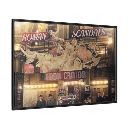 Roman Scandals Royal Theater Vintage Theater Framed Matte Canvas | Eddie Cantor Art