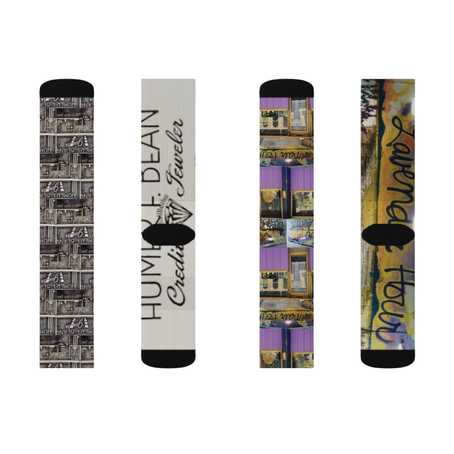 113 E Crawford Homer Bean | Lavender Hour Sublimation Socks