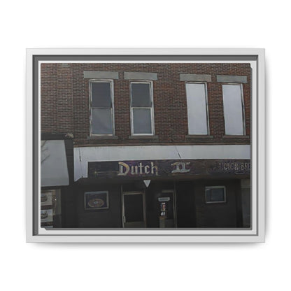 Dutch II Vintage Dutch Bar Framed Canvas Print - Retro Wall Art