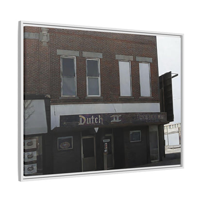 Dutch II Vintage Dutch Bar Framed Canvas Print - Retro Wall Art