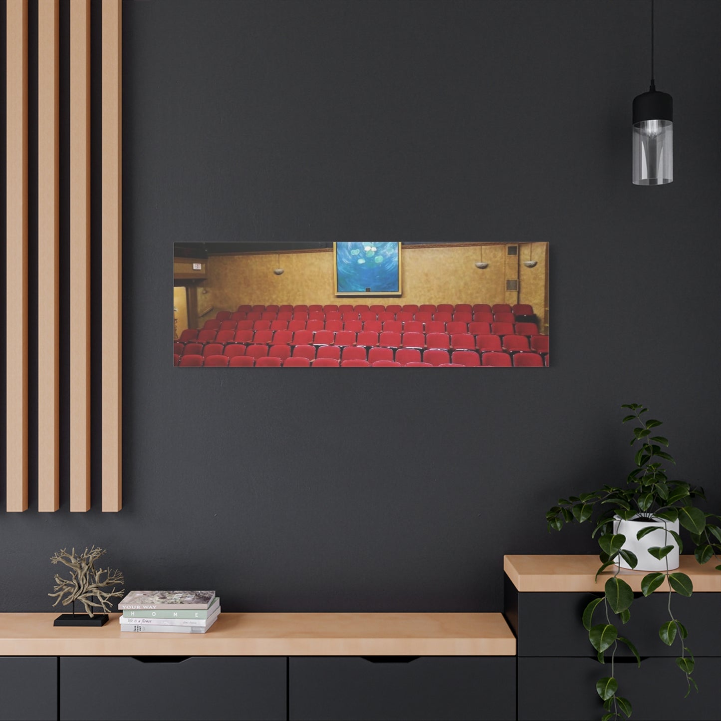 Fort Findlay Playhouse Theater-Style Matte Canvas Wall Art – Perfect for Home Decor & Movie Lovers