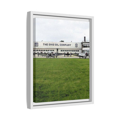 Findlay Airport Vintage Framed Canvas Art - The Ohio Oil Company