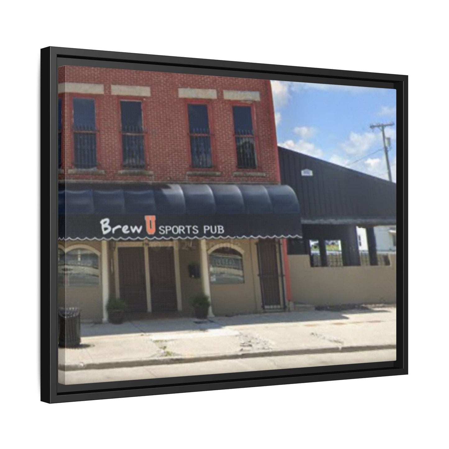 Brew U Framed Matte Canvas Wall Art - Brew Pub Sports Theme