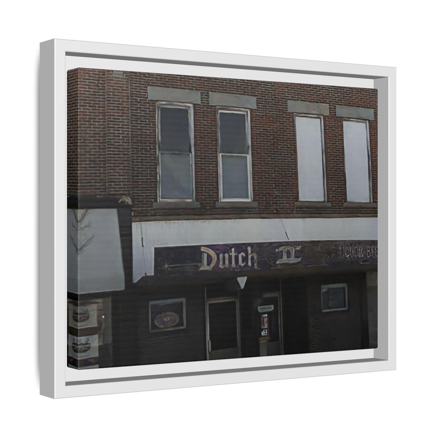 Dutch II Vintage Dutch Bar Framed Canvas Print - Retro Wall Art