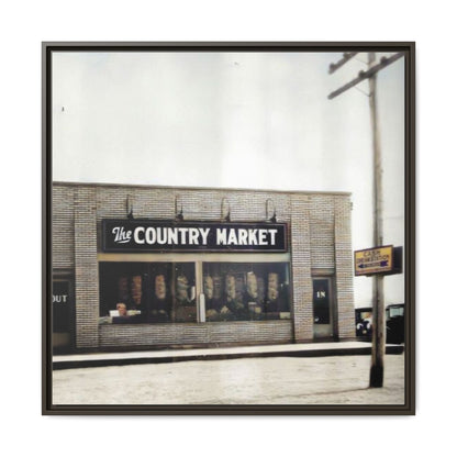 COUNTRY MARKET Findlay’s 224 Vintage Country Market Framed Matte Canvas Art