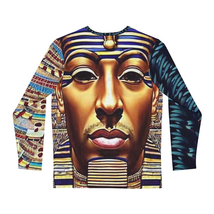 Nina Egyptian Queen Men's Long Sleeve Shirt (AOP)