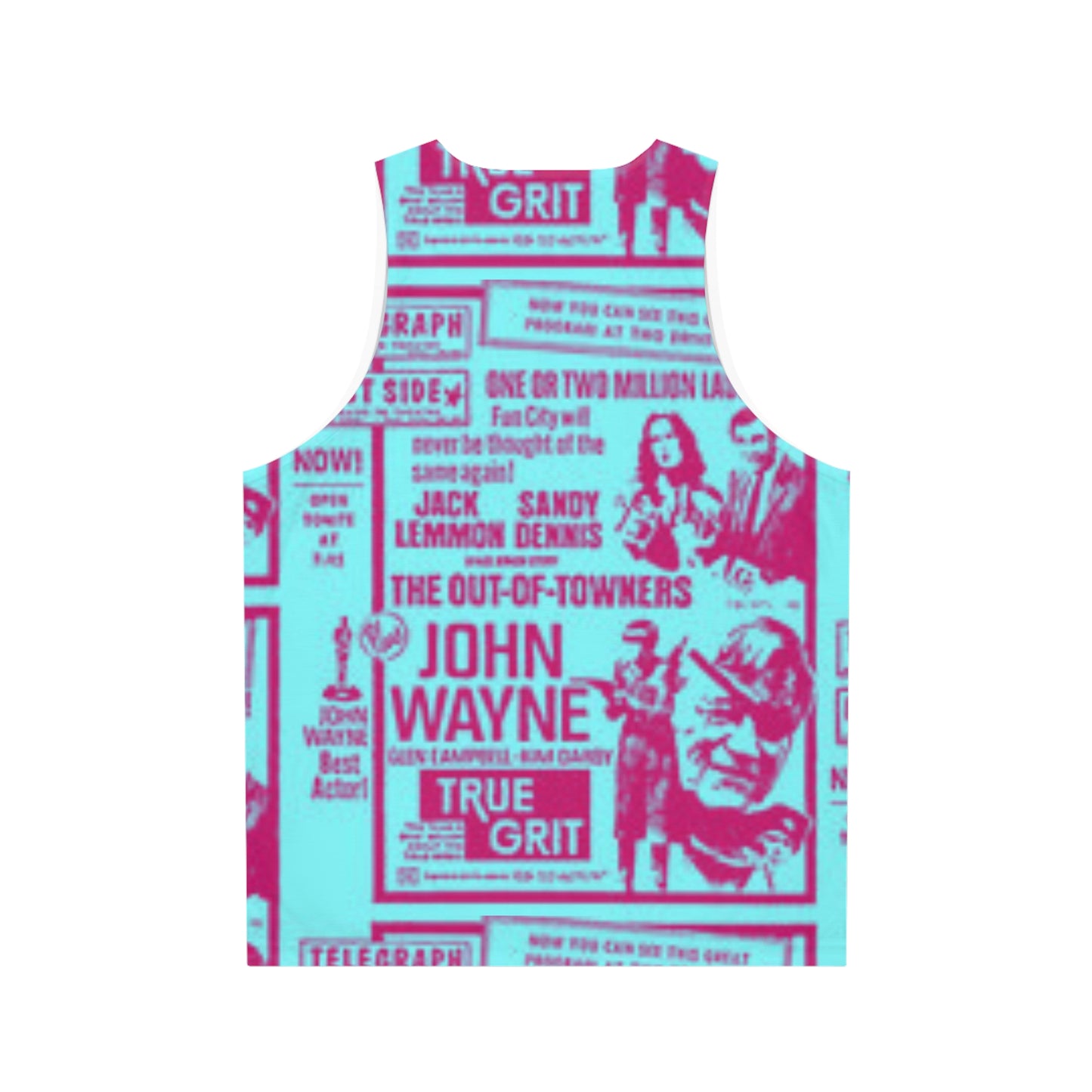 Butch Cassidy Drive-In Unisex Tank Top (AOP)