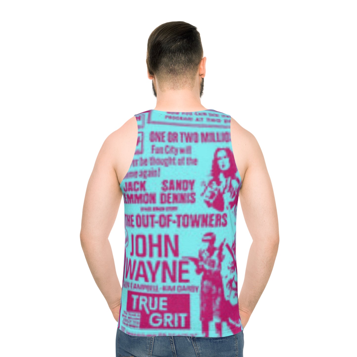 Butch Cassidy Drive-In Unisex Tank Top (AOP)