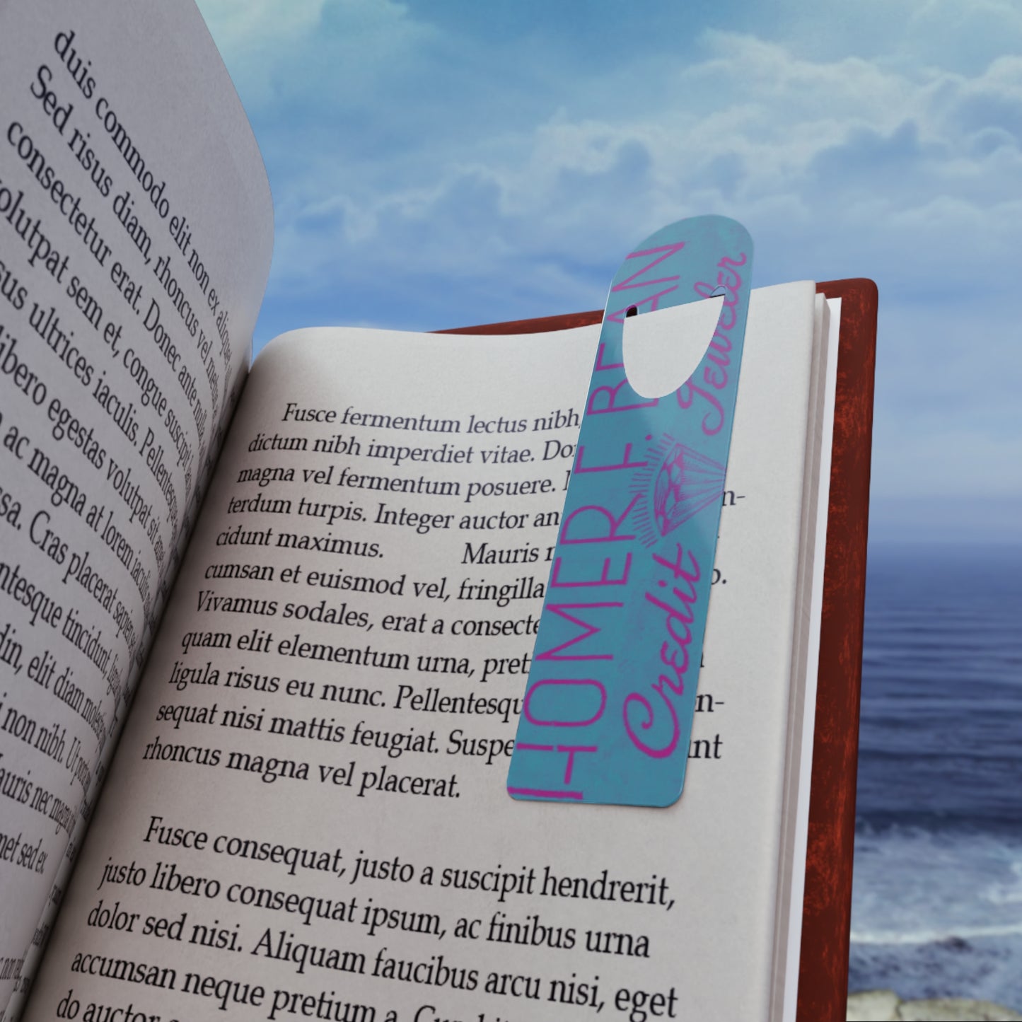 Homer Bean Bookmark