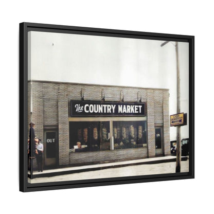 COUNTRY MARKET Findlay’s 224 Vintage Country Market Framed Matte Canvas Art