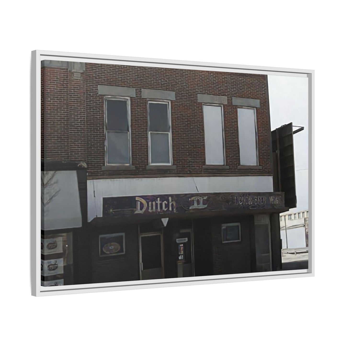 Dutch II Vintage Dutch Bar Framed Canvas Print - Retro Wall Art