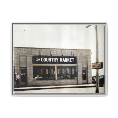 COUNTRY MARKET Findlay’s 224 Vintage Country Market Framed Matte Canvas Art