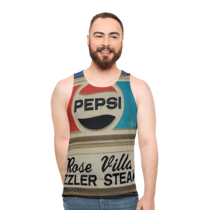 Rose Villa Unisex Tank Top (AOP)