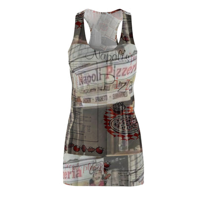 Napoli’s Pizza Women's Cut & Sew Racerback Dress (AOP)