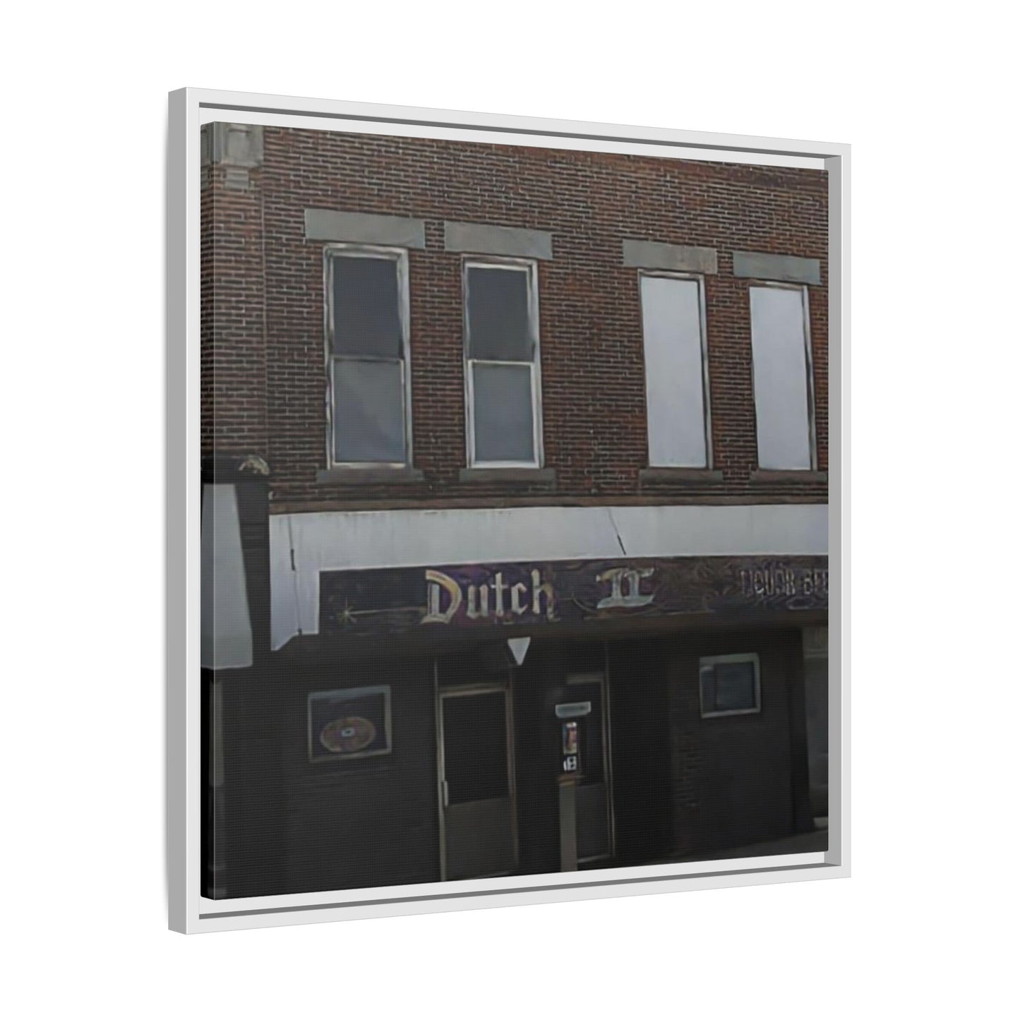 Dutch II Vintage Dutch Bar Framed Canvas Print - Retro Wall Art