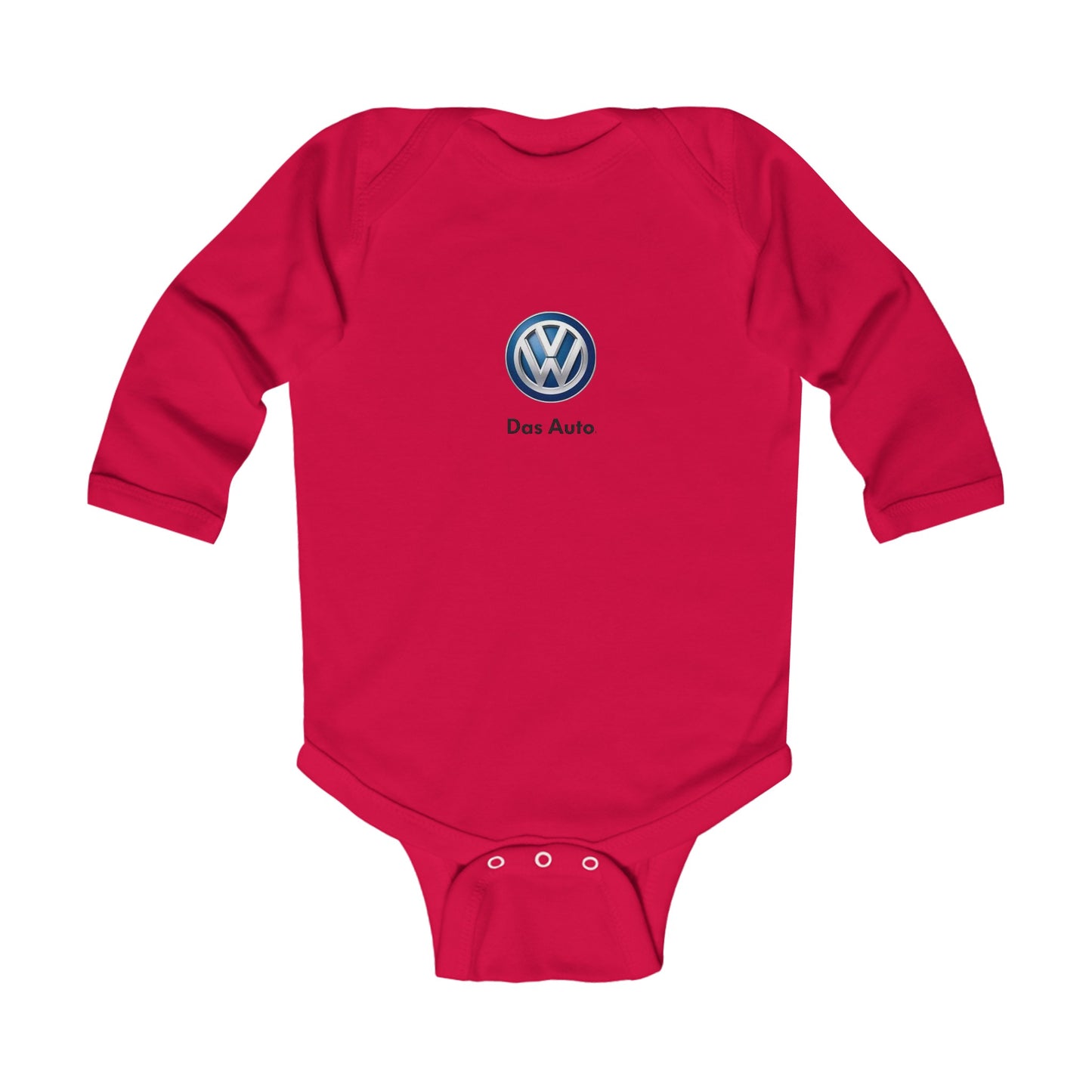 VW Das Auto Logo Evolution Infant Long Sleeve Bodysuit