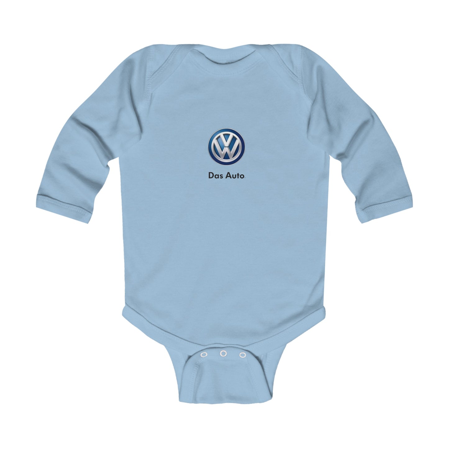 VW Das Auto Logo Evolution Infant Long Sleeve Bodysuit