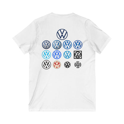 Das Auto Unisex Jersey Short Sleeve V-Neck Tee