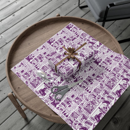 FINDLAY CINEMAS colorway Eggplant Gift Wrap