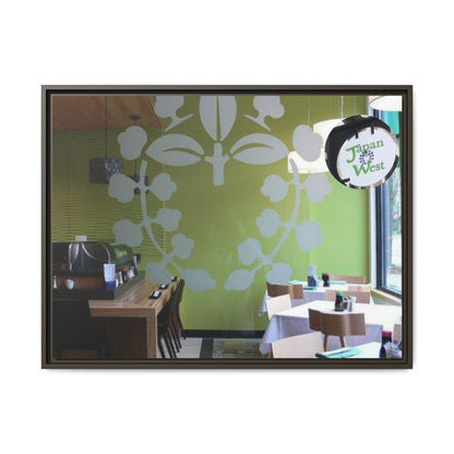 Japan West Findlay O. Modern Botanical Canvas Art - Framed Wall Decor for Dining Spaces