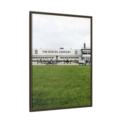 Findlay Airport Vintage Framed Canvas Art - The Ohio Oil Company