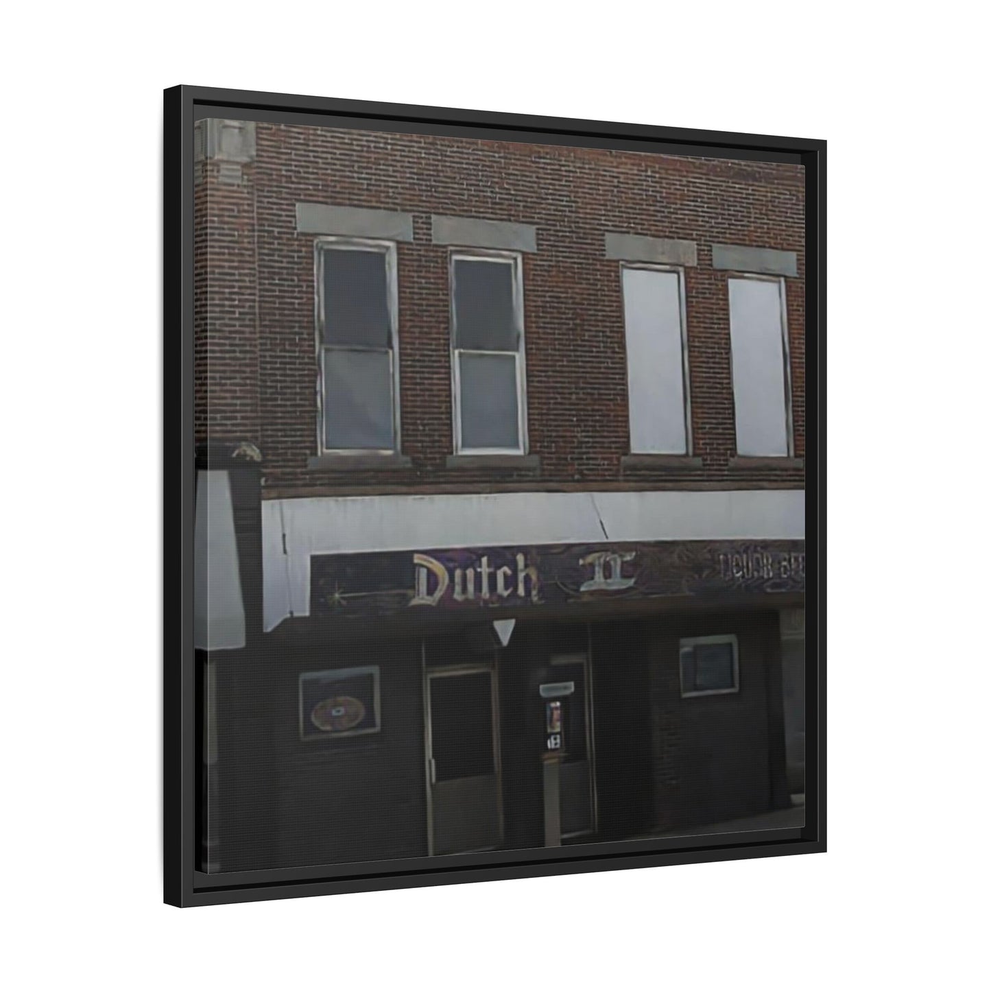 Dutch II Vintage Dutch Bar Framed Canvas Print - Retro Wall Art