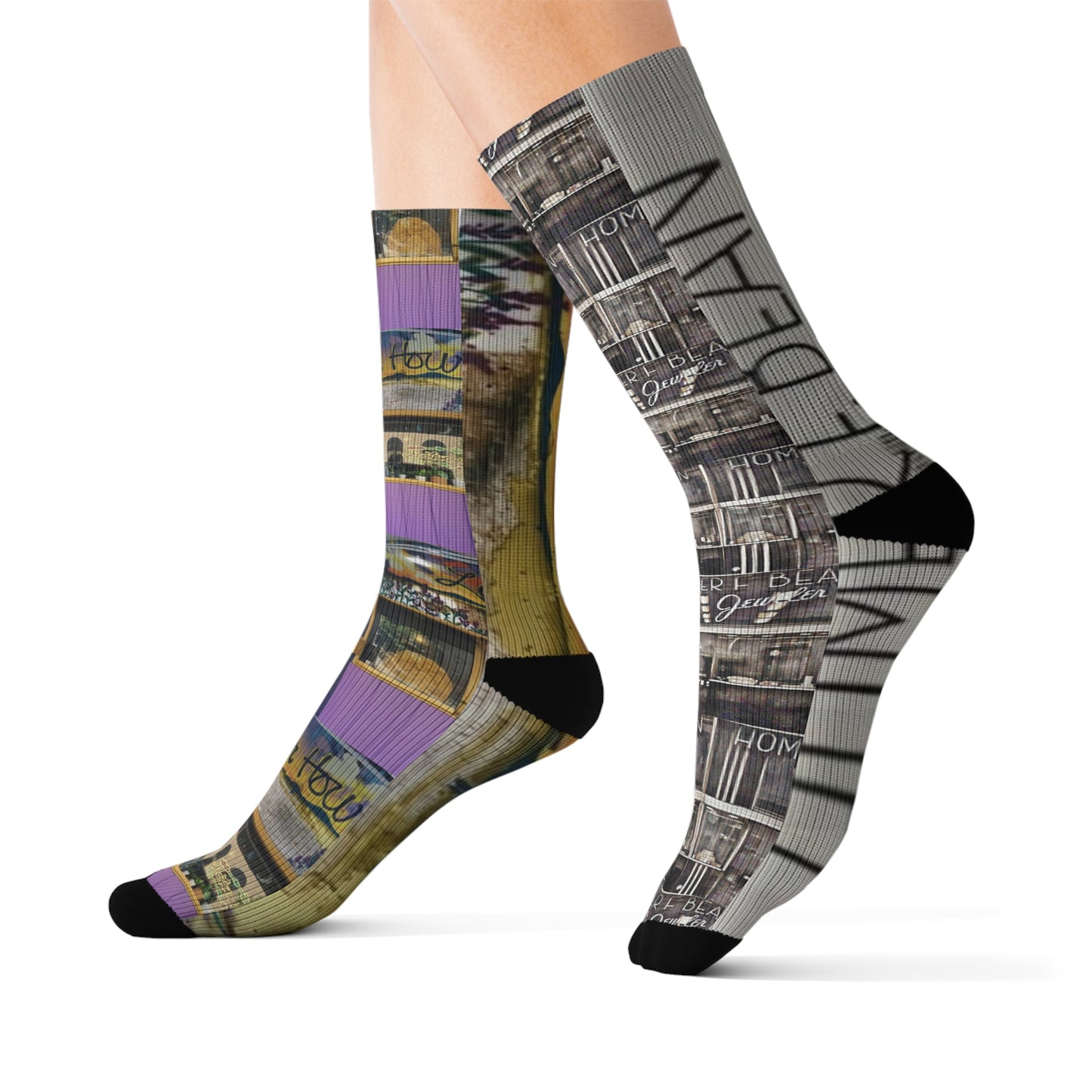 113 E Crawford Homer Bean | Lavender Hour Sublimation Socks