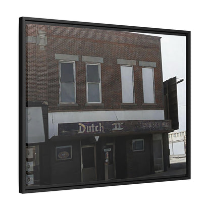 Dutch II Vintage Dutch Bar Framed Canvas Print - Retro Wall Art