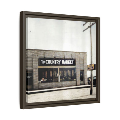 COUNTRY MARKET Findlay’s 224 Vintage Country Market Framed Matte Canvas Art