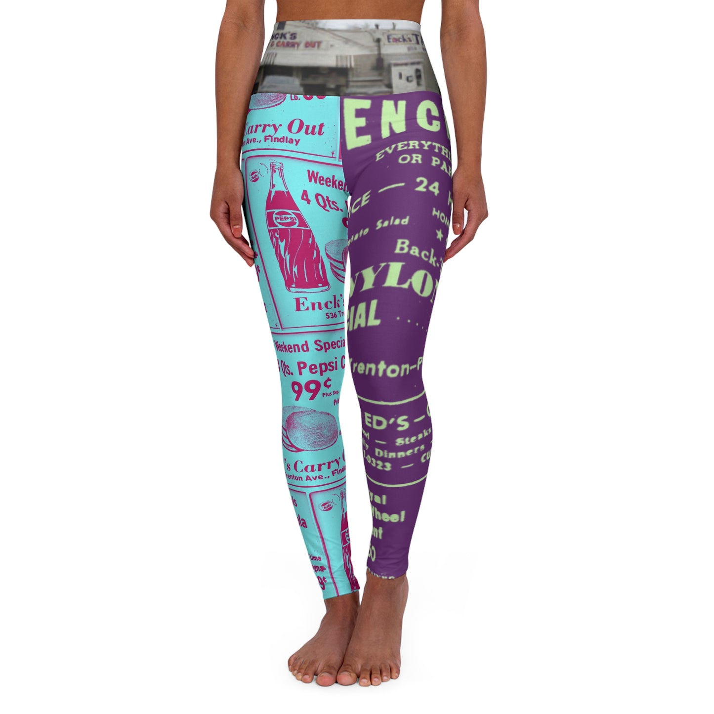 Enck’s High Waisted Yoga Leggings (AOP)