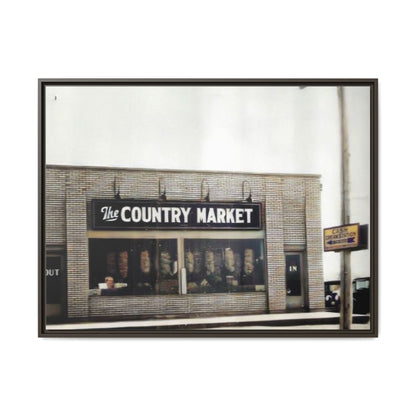 COUNTRY MARKET Findlay’s 224 Vintage Country Market Framed Matte Canvas Art