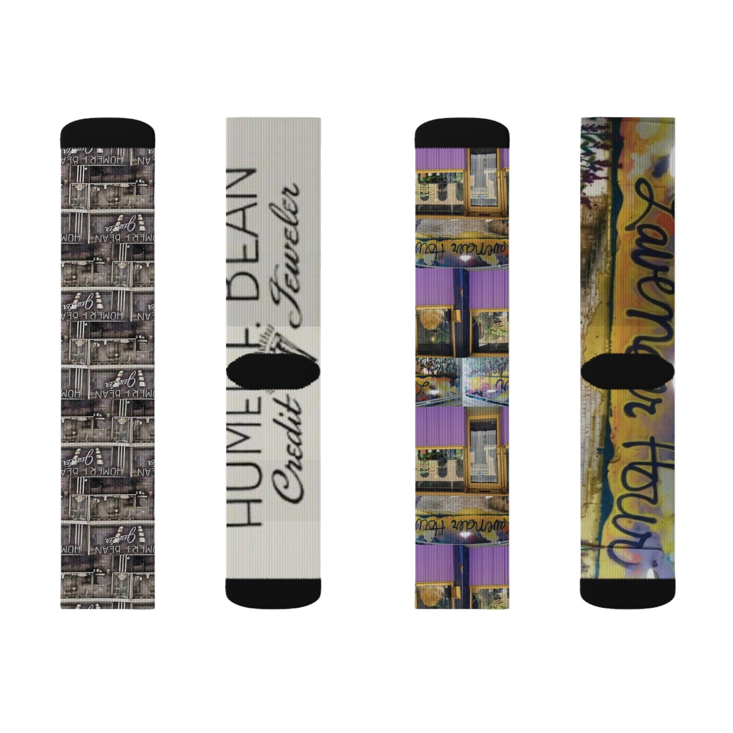 113 E Crawford Homer Bean | Lavender Hour Sublimation Socks