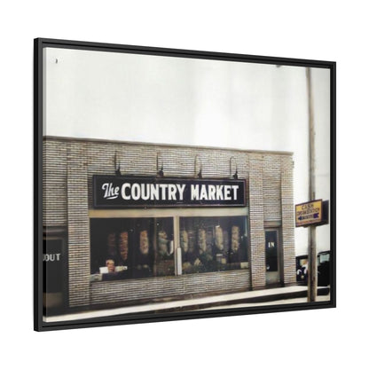 COUNTRY MARKET Findlay’s 224 Vintage Country Market Framed Matte Canvas Art