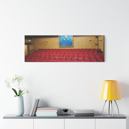 Fort Findlay Playhouse Theater-Style Matte Canvas Wall Art – Perfect for Home Decor & Movie Lovers