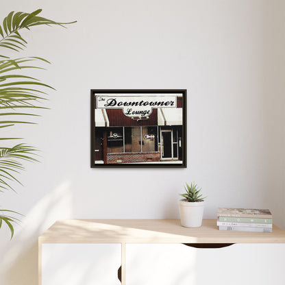 DownTowner Lounge Matte Canvas, Framed (Multi-color)