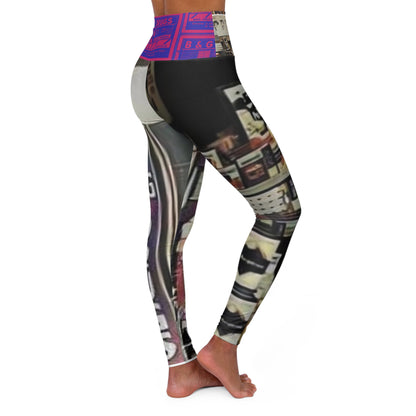 B&G Drugs High Waisted Yoga Leggings (AOP)