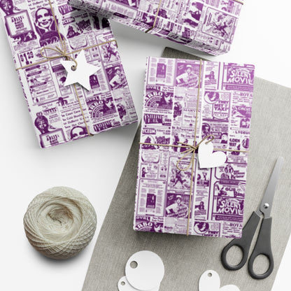 FINDLAY CINEMAS colorway Eggplant Gift Wrap