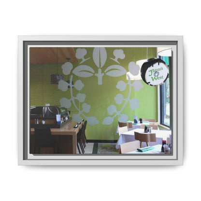 Japan West Findlay O. Modern Botanical Canvas Art - Framed Wall Decor for Dining Spaces