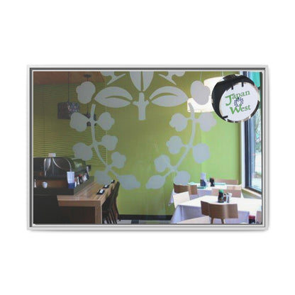 Japan West Findlay O. Modern Botanical Canvas Art - Framed Wall Decor for Dining Spaces