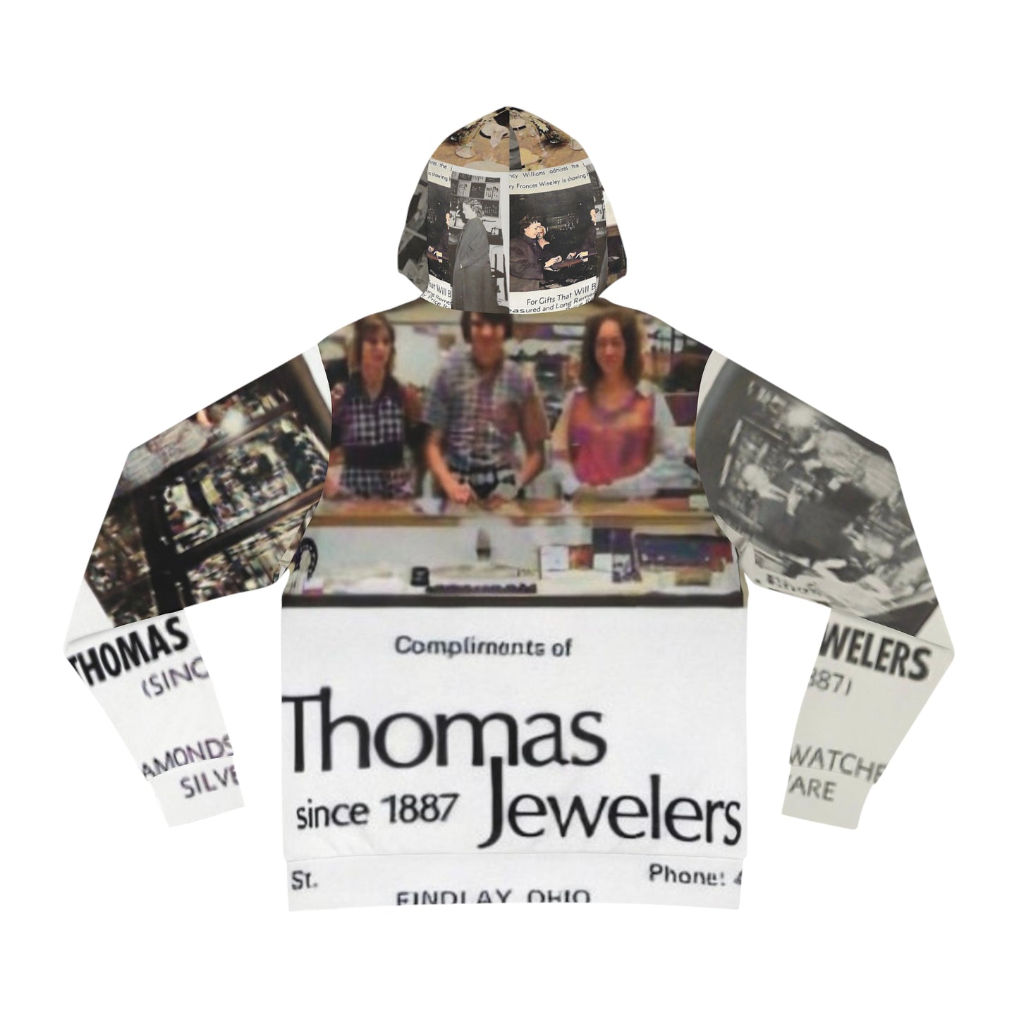 Thomas Jewelers Fashion Hoodie (AOP)