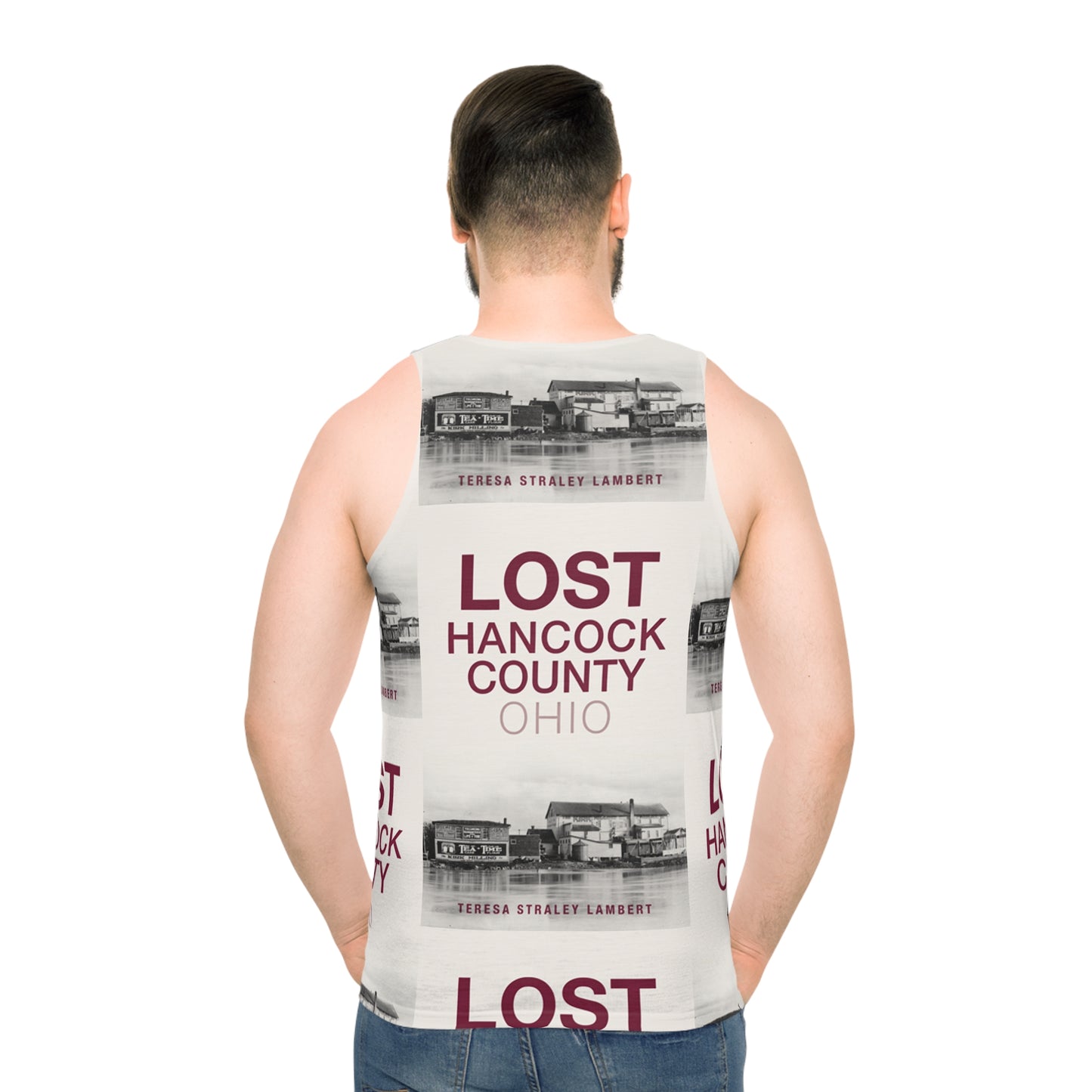 Lost Hancock County KIRK MILLING 45840 Window Unisex Tank Top (AOP)