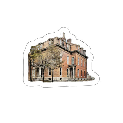 E P Jones Mansion Findlay O Color outlineDie-Cut Stickers