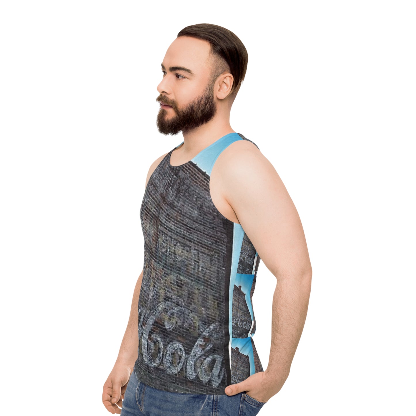 Coca Cola Brickboard Unisex Tank Top (AOP)