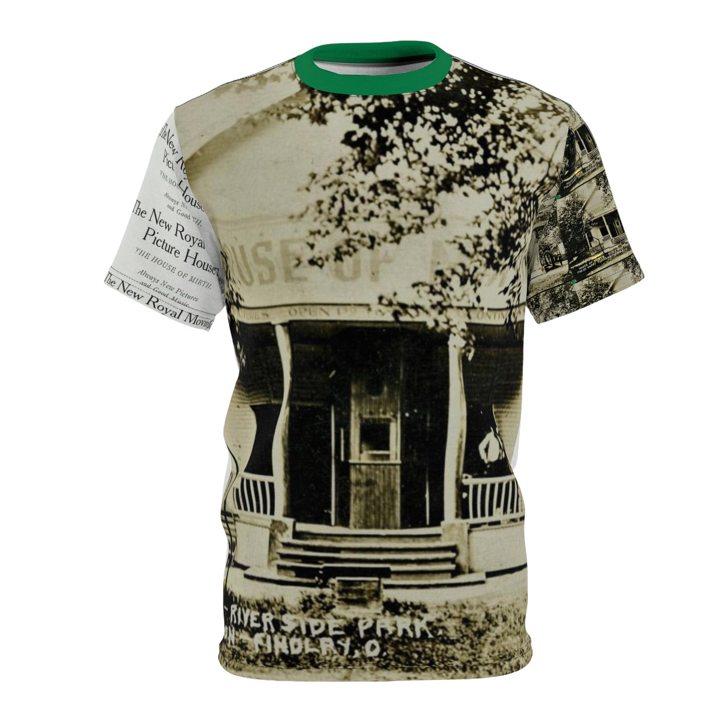 The House of Mirth Unisex Cut & Sew Tee (AOP)