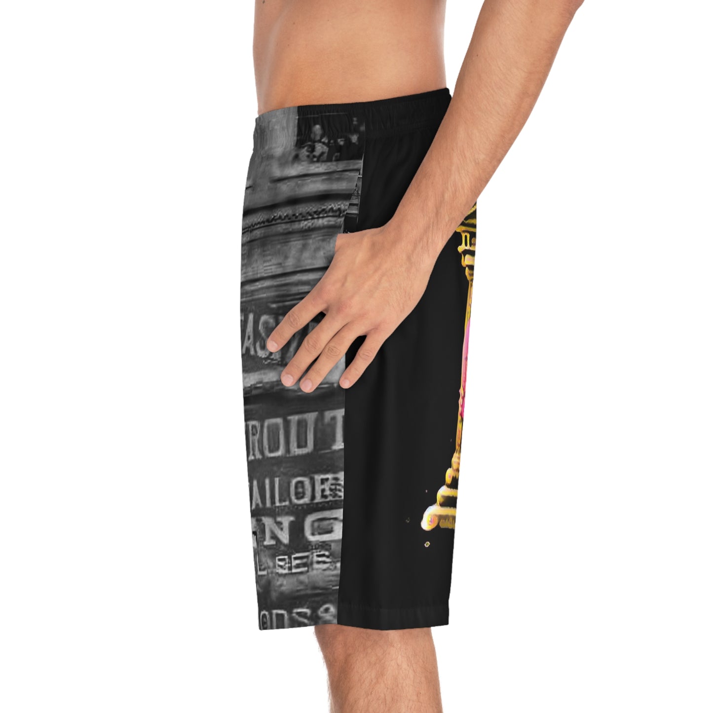 Temple of Fashion Temple of Tickle Britches Men's Board Shorts (AOP)