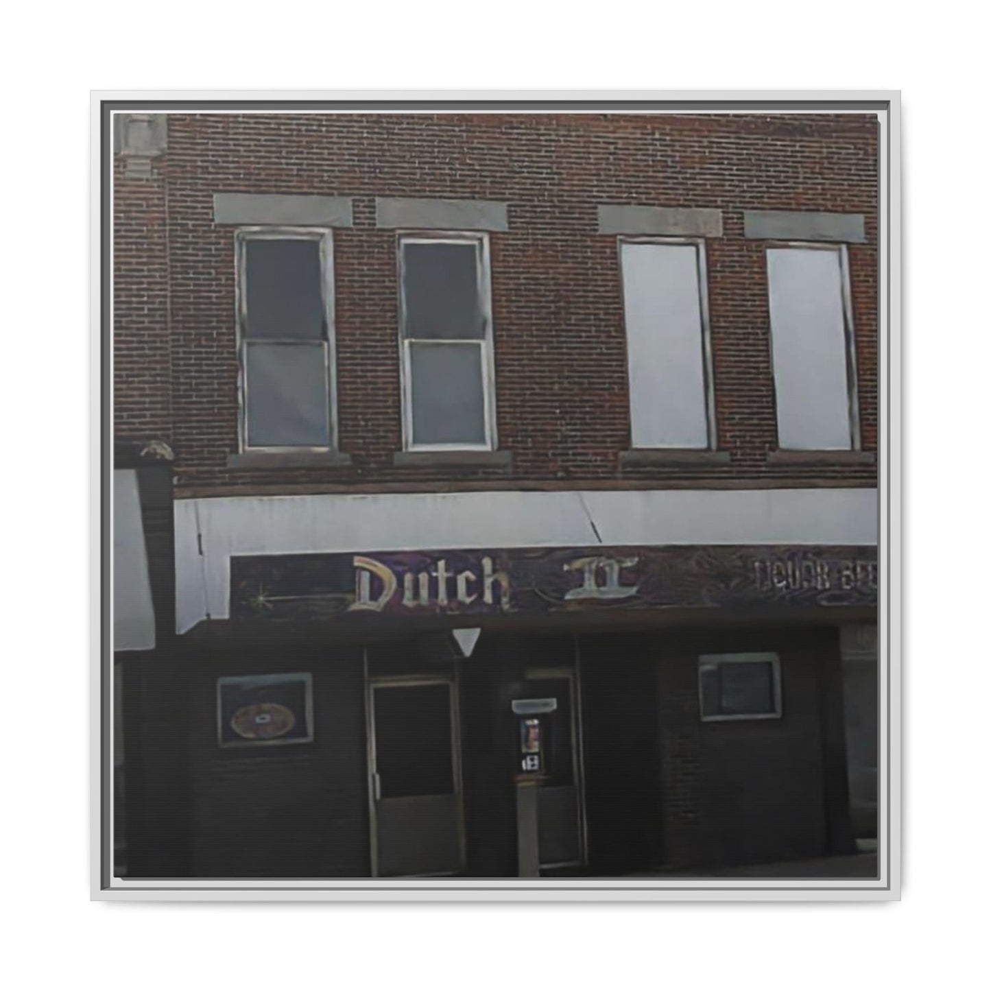 Dutch II Vintage Dutch Bar Framed Canvas Print - Retro Wall Art